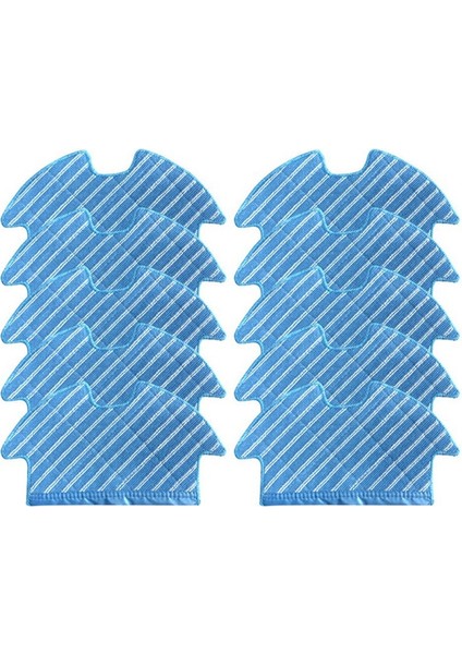 Ecovacs Deebot Ozmo 900 DN5G Robotik Elektrikli Süpürge Mikrofiber Pedler Için 10 Adet Paspas Bezi (Yurt Dışından)
