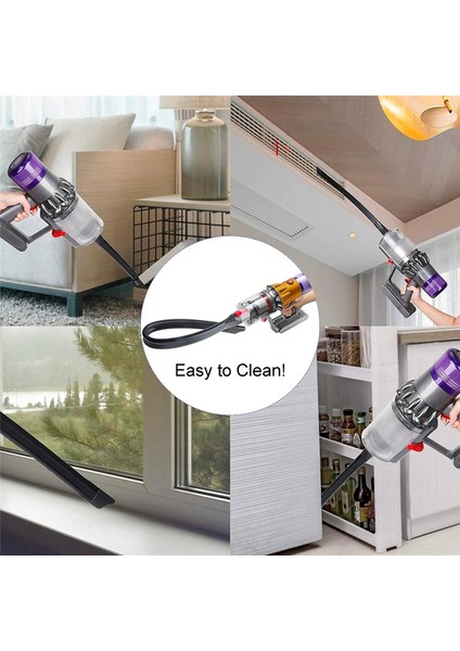 Dyson V15 V11 V10 V8 V7 Için Uyumlu Esnek Lance Nozulu, Esnek Nozul Araba Temizleme Kiti Uzatma Hortumu (Yurt Dışından)