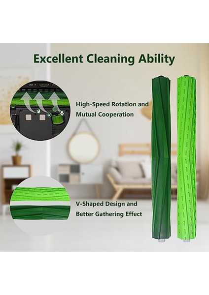 Irobot Roomba S9+ (9550) S9 (9150) Robot Süpürge Aksesuarları Için S9 Yedek Parçalar Rulo Fırça (Yurt Dışından)