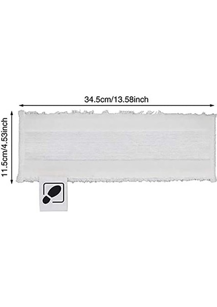 Adet Mikrofiber Paspas Bezi Pedi Karcher Easyfix Sc 2, Sc 3, Sc 4, Sc 5 Buharlı Temizleyici Yedek Aksesuarlar (Yurt Dışından)