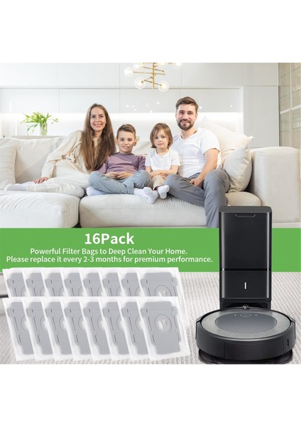 Irobot Roomba I7/ı7+ I7 Plus/ı3+/ı3 Plus /ı4+/ı6+/ I6 Plus /ı8 18+/j7 J7+/s9, S9+ S9 Plus Için Elektrikli Süpürge Torbaları (Yurt Dışından)