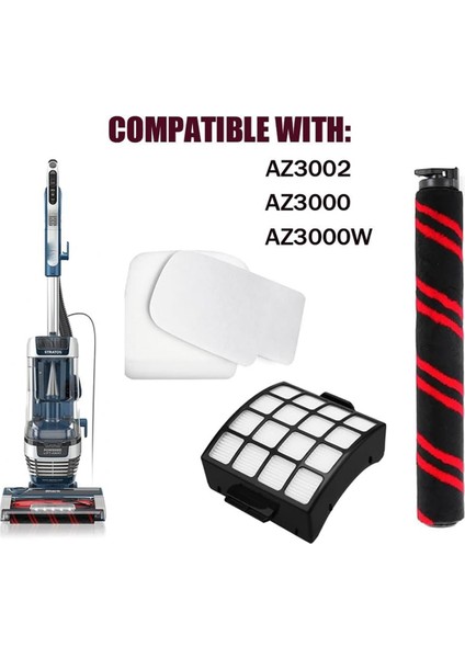 Shark Stratos AZ3002 AZ3000 AZ3000W Duo Clean Power Fins Dik Elektrikli Süpürge Için Uyumlu Yedek Parça Takımı (Yurt Dışından)