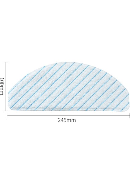 Ecovacs Deebot Ozmo T8 Aıvı, T8 Max, T9 Güç/max T10 Robotlu Süpürge Aksesuarları Için 50 Adet Tek Kullanımlık Paspas Pedleri (Yurt Dışından)