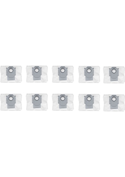 10 Adet Için Uygun Roborock S8/s8 + S8 Pro G20 Süpürme Makinesi Süpürgesi Aksesuarları Robot Sarf Malzemeleri Parçaları Toz Torbası (Yurt Dışından)