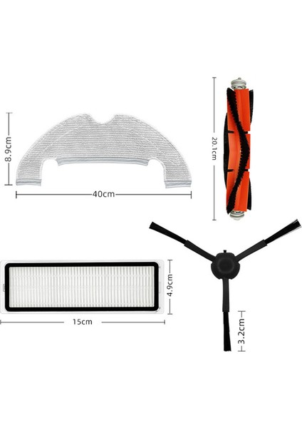 Xiaomi Dreame Bot L10PLUS / Z10PRO / D10PLUS / RLS3D Robot Süpürge Yedek Parça Aksesuarları Hepa Filtre (Yurt Dışından)