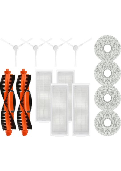Xiaomi Robot Vakum X20 / C101 Ana Yan Fırça Hepa Filtre Paspas Pedleri Yedek Yedek Parça Aksesuarları (Yurt Dışından)
