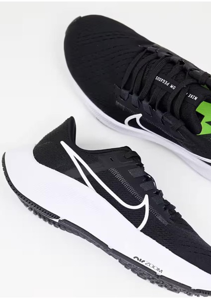 Air Zoom Running Pegasus 38 Siyah Kadın Koşu & Antrenman Ayakkabısı