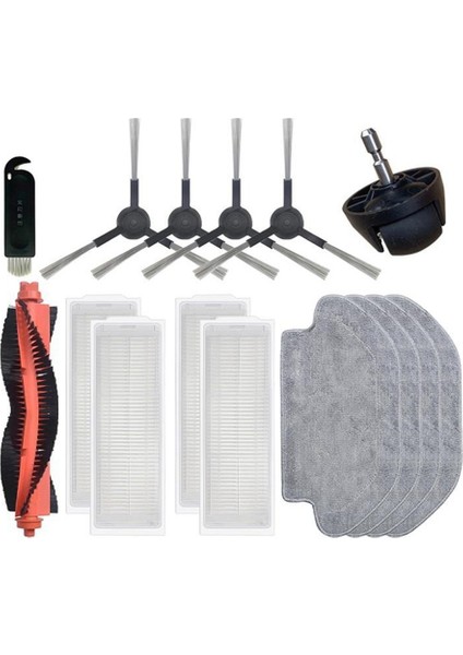 Ana Yan Fırça Hepa Filtre Paspas Bezleri Bez Değiştirme Xiaomi Robotlu Süpürge Paspas 2 S XMSTJQR2S Parçaları (Yurt Dışından)