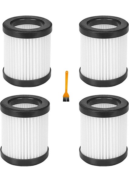 Moosoo XL-618A ve M8-Pro Kablosuz El Tipi Elektrikli Süpürge Için 4'lü Hepa Filtre Yedeği (Yurt Dışından)