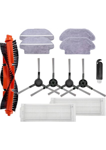 Mgtec Twinboth S9 Robot Süpürge Yedek Parçaları Yedek Hepa Filtre Ana Yan Fırça Paspas Bez Bez (Yurt Dışından)