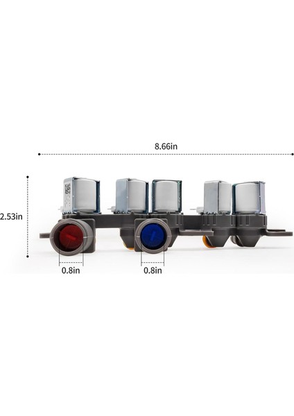 AJU73213301 AJU75152601 AJU75152603 Kenmore Lg Çamaşır Makinesi Için Çamaşır Makinesi Su Giriş Vanası WT1101CW WT1501CW WT5270CW (Yurt Dışından) fiyatları