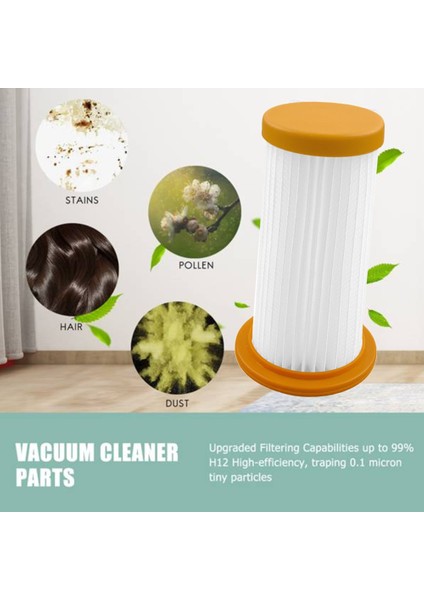 6 Adet Hepa Filtre Philips FC8198 FC8199 Elektrikli Süpürge Yüksek Verimli Yedek Filtre Aksesuarları Toz Filtreleri (Yurt Dışından)