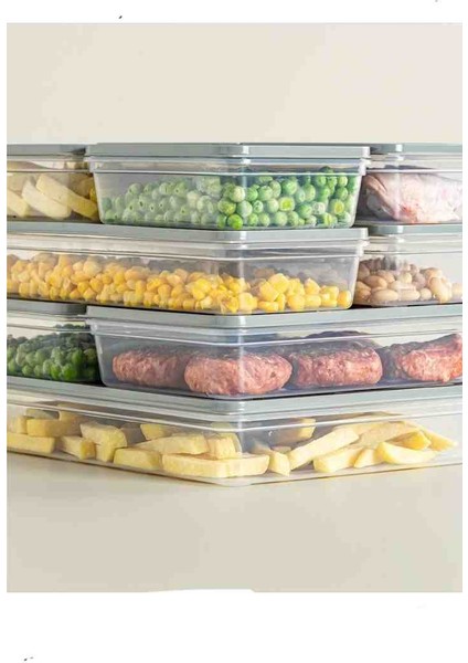 Saklama Kabı Yatay Kapaklı Buzdolabı Difriz Saklama Kabı Mikrodalga Kabı Buzdolabı Düzenleyici fırsatları