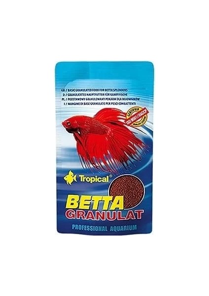 Betta Granulat Betta Balıkları Için Granül Balık Yemi 10 gr