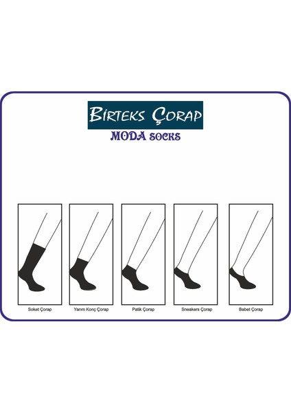 Sneakers 2 Çift Pamuklu Çorap 2 renk