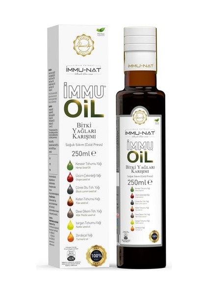 Immunat Immu Oil Karışım Yağı 250 ml Immu-Nat