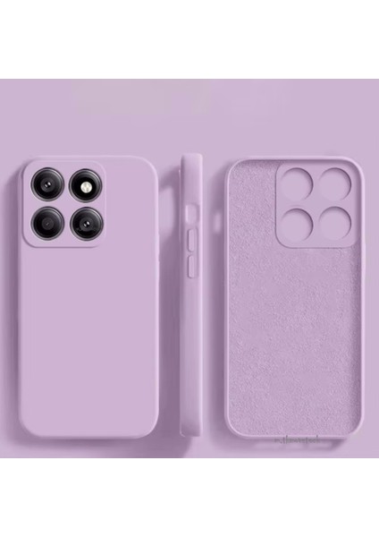 Xiaomi Mi 14T Pro Kılıf Lansman Kamera Korumalı Içi Kadife Yumuşak Renkli Silikon Kapak Mat Hisli Süet Liquid