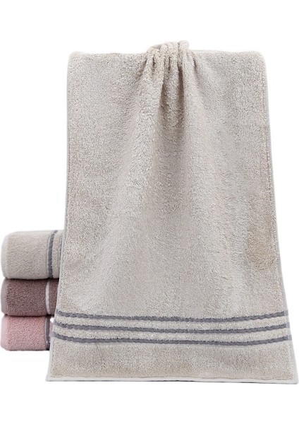 Yumuşak Havlu Banyo Havlusu Erkek ve Kadın Yetişkin Yüz Havlusu (3'lü Paket) (Yurt Dışından)