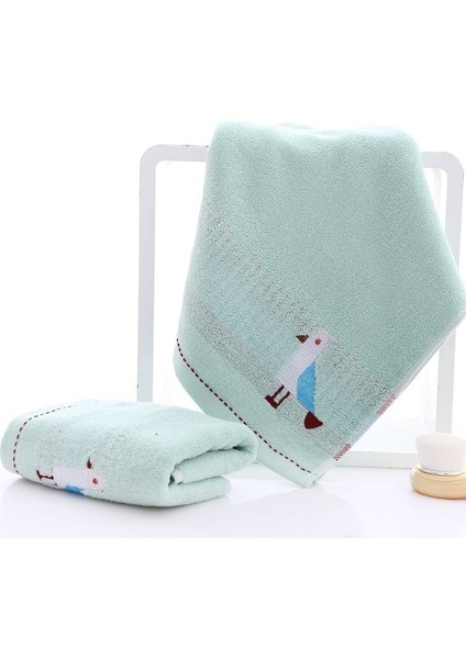 Yetişkin Ev Tipi Yumuşak Emici Yüz Bezi Için Saf Pamuklu Havlu (5 Paket) (Yurt Dışından)