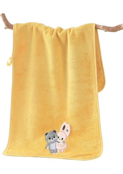 Sevimli Hayvan Havlusu Yetişkin Ev Yüz Havlusu Mercan Kadife Yumuşak Kalınlaşmış Havlu (5 Adet) (Yurt Dışından)