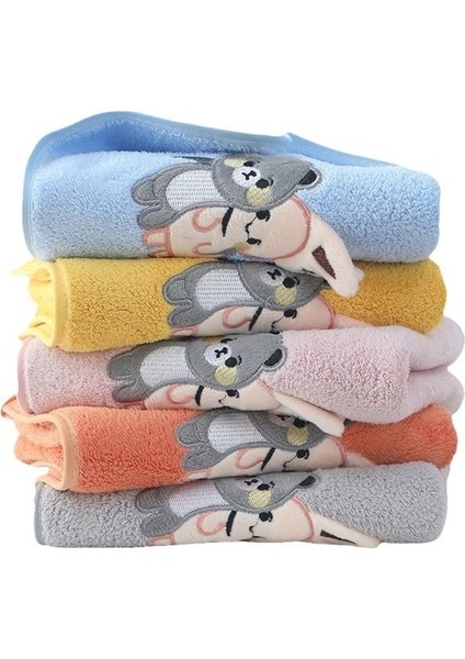 Sevimli Hayvan Havlusu Yetişkin Ev Yüz Havlusu Mercan Kadife Yumuşak Kalınlaşmış Havlu (5 Adet) (Yurt Dışından) fiyatları
