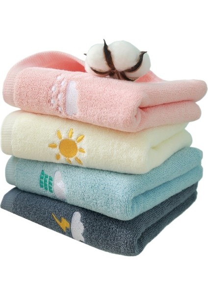 Saf Pamuklu Havlu Karikatür Sevimli Nakış Yumuşak Havlu Emici Yüz Yıkama Havlusu (3 Adet) (Yurt Dışından) fiyatları