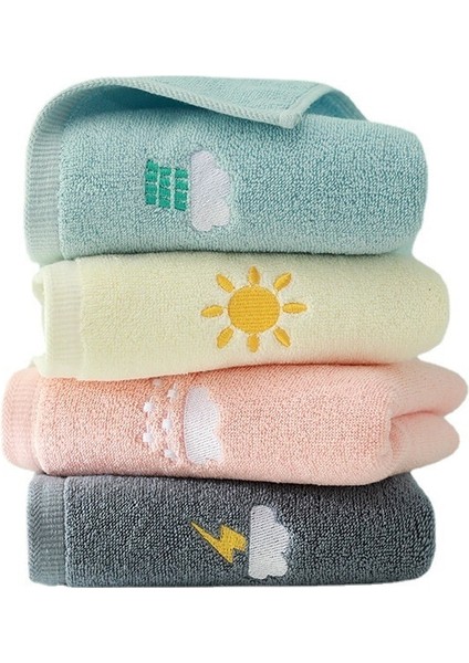 Saf Pamuklu Havlu Karikatür Sevimli Nakış Yumuşak Havlu Emici Yüz Yıkama Havlusu (3 Adet) (Yurt Dışından) fırsatları