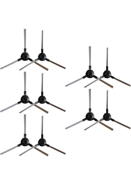 Proscenic 811GB/911SE Elektrikli Süpürge Süpürme Robotu Parçası Için 10 Adet Yan Fırça (Yurt Dışından)