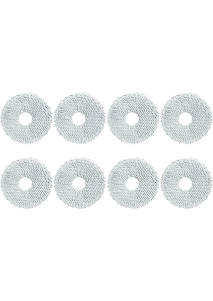 Xiaomi Mijia B101CN Robot Süpürge Yedek Parçaları Aksesuarları Paspas Pedleri Için 8 Adet Paspas Bezi (Yurt Dışından)