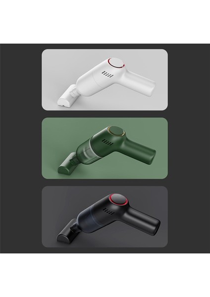 Kablosuz Araç Elektrikli Süpürge Akülü El Süpürgesi 8000PA Ev Araba Çift Kullanımlı Mini Elektrikli Süpürge Dahili Pil A (Yurt Dışından)