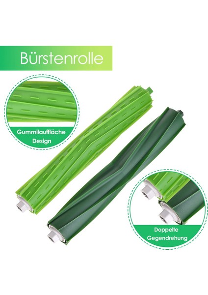 Yedek Ana Fırça Yan Fırça Hepa Filtre Irobot Roomba I7 I7+I7 Puls I3 I3+ E5 E6 Elektrikli Süpürge Aksesuarları (Yurt Dışından) indirimleri