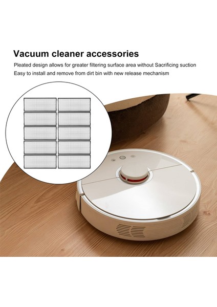 Roborock S7 T7S Hepa Aksesuarı Filtre Ayrılabilir Kauçuk Ana Fırça/kapak Paspas Bezi Yan Fırça Elektrikli Süpürge Parçası (Yurt Dışından) modelleri