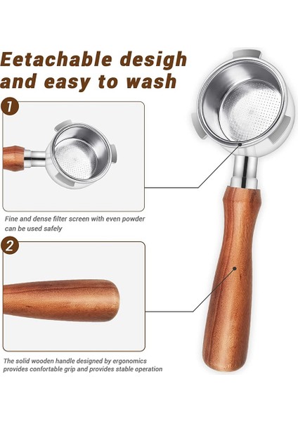 Delonghi Kahve Makineleri EC680/EC685 Için 51MM Dipsiz Portafilter, Filtre Sepetli, Kahve Aksesuarları (Yurt Dışından) fiyatları