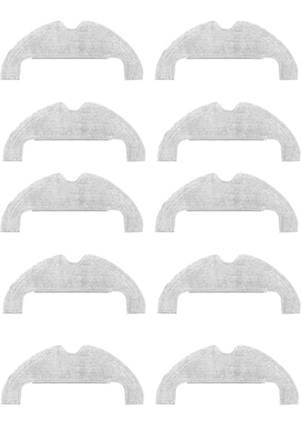 Süpürme Robotunun 10 Adet Paspas Bezi Aksesuarları Dream Bot Z10 Pro L10 Plus Süpürme Robotuna Uygulanabilir (Yurt Dışından)