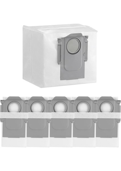 Roborock S8 Pro Ultra, S7 Maxv Ultra, S8 Pro Ultra, S8+ Robot Süpürgeler Için 6 Adet Elektrikli Süpürge Toz Torbası (Yurt Dışından)