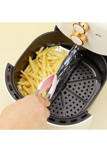 Hava Fritözü Özel Kalay Folyo Kalınlaştırılmış, Kare Yüksek Sıcaklık Yağlı Kağıt Izgara Balık Pişirme Alüminyum Folyo Kağıdı S (Yurt Dışından) indirimleri