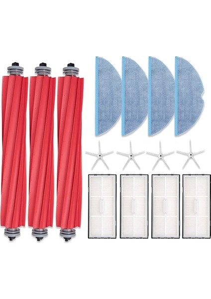 Yedek Ana Fırça Yan Fırça Hepa Filtre Roborock S7 S7 Artı T7S G10 Elektrikli Süpürge Aksesuarları Için Uyumlu (Yurt Dışından)