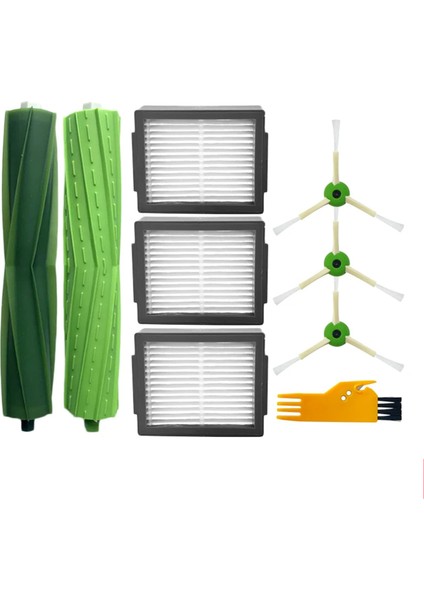 Irobot Romba Eı Serisi E5 E6 E7 I3 I6 I7+ Plus J7 Elektrikli Süpürge Silindiri Yan Fırça Hepa Filtre Yedek Parçaları (Yurt Dışından)