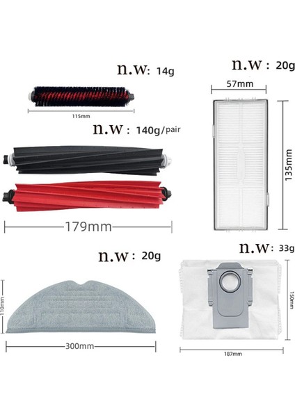 Roborock S8 Artı S8 + S8 Pro Ultra Robot Vakum Ana Yan Fırça Paspas Hepa Filtre Toz Torbası Aksesuarları (Yurt Dışından) fırsatları