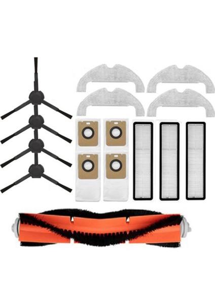 16 Adet Xiaomi Dreame Bot D10 Artı RLS3D Robotlu Süpürge Hepa Filtre Paspas Bezi Ana Yan Fırça Toz Torbası (Yurt Dışından) fiyatları