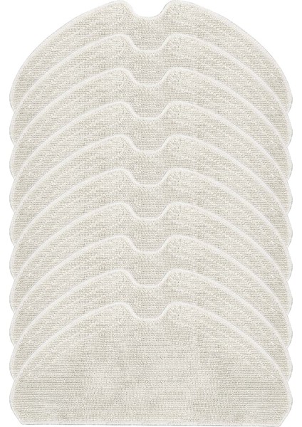 10 Adet Paspas Bezi Dreame D10S Süpürme Robotu Aksesuarları Bez Paspas Robotlu Süpürge Yedek Paspas Bezleri (Yurt Dışından)