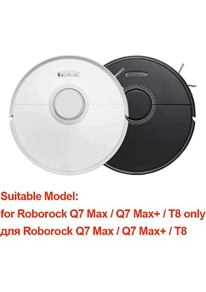 Xiaomi Roborock Q7 Max,q7 Max+,q7 Plus,t8 Yedek Filtre Ana Yan Fırça Bezi Toz Torbası Elektrikli Süpürge Parçaları (Yurt Dışından) indirimleri