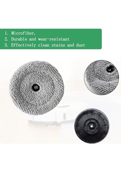 Roborock S8 Max/s8 Maxv Ultra Robot Süpürge Aksesuarları Yedek Parçaları Bez Küçük Paspas Bezleri Için Paspas Pedleri (Yurt Dışından) fırsatları