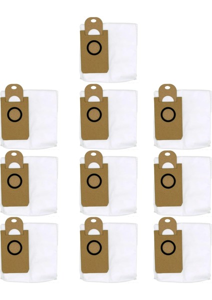 Ihome Nova S1 Pro Robot Süpürge Toz Torbası Yedek Parçaları Süpürme Aksesuarları Çöp Toz Torbaları 10 Adet (Yurt Dışından)