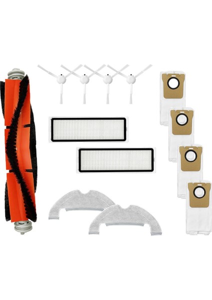 Xiaomi Mi Robot Vakum Paspas 2 Ultra STYTJ05ZHM Ana Yan Fırça Hepa Filtre Paspas Bez Toz Torbası Yedek Parça Aksesuarları (Yurt Dışından) fırsatları
