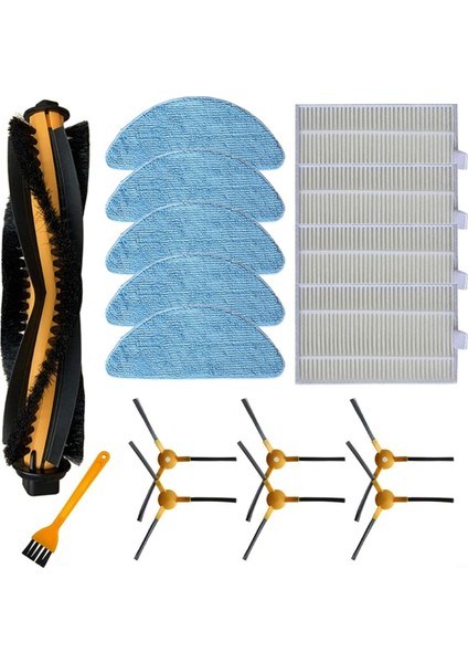Honiture Q5 Robot Süpürge Ana Yan Fırça Hepa Filtre Paspas Bezi Yedek Parçaları (Yurt Dışından)
