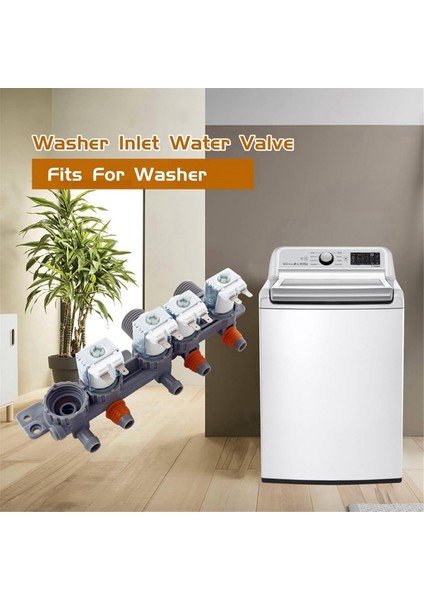 AJU75152602 Lg WT7405CW, WT7305CV, WT7305CW, WT7150CW, WT7250CW, WT7880HWA, WT7300CW, WT7900HBA Için Çamaşır Makinesi Su Giriş Vanası (Yurt Dışından) fiyatları
