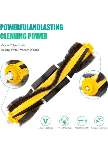 Ecovacs Deeboot N8 / N8+ / N8 Pro / N8 Pro+ Plus Yedek Parçalar Aksesuarlar Silindir Ana Yan Fırça Hepa Filtre Paspas Bezi (Yurt Dışından) fiyatları