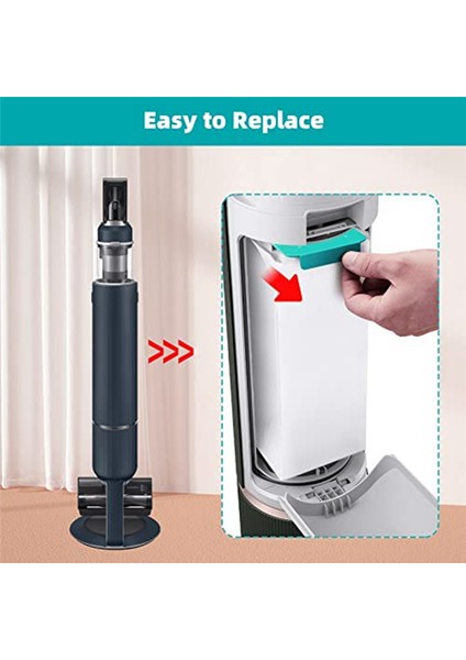 Samsung Bespoke VS20A95923W Kablosuz Dikey Elektrikli Süpürge Için 12 Adet Toz Torbası Tek Kullanımlık Yedek Torbalar (Yurt Dışından) indirimleri