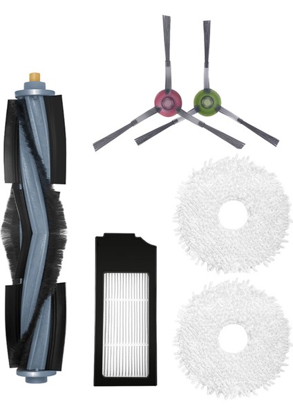 Yedek Parçalar Filtre Fırçası Paspas Pedleri Ecovacs Deebot X1 Turbo/omnı Robotlu Süpürge Aksesuarları (Yurt Dışından)